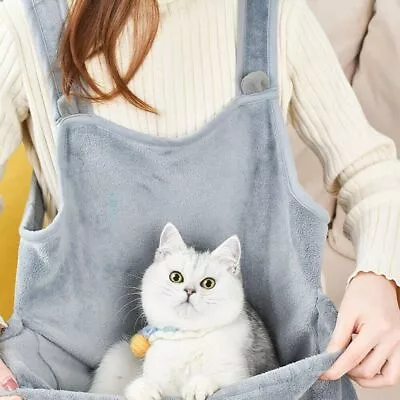 Pet Dog Cat Carrier Kangaroo Bag Anti-Stick Pet Hair Comfortable Travel Apron • $20.59