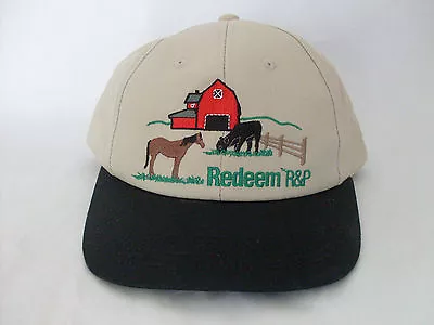 Redeem R&P Farm Horse Cow Embroidered Adjustable Snapback Hat • $12.97