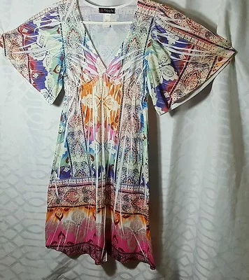 Volume One DRESS JUNIORS Size Small Kaleidoscope EMPIRE Multicolor • $5