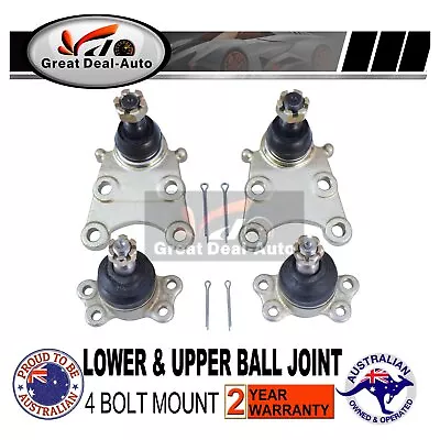 4PCS Lower + Upper Ball Joint For Holden Rodeo TFS17 TFS54 TFS55 4X4 Models • $90