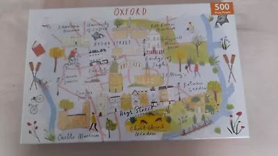 Oxford Map 500 Pieces Jigsaw Puzzle NEW SEALED Christmas Gift • £5.99