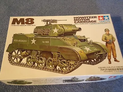 Tamiya 1/35 M8 Howitzer Motor Carriage US Military Tank Model Kit# 35110 • $9.99