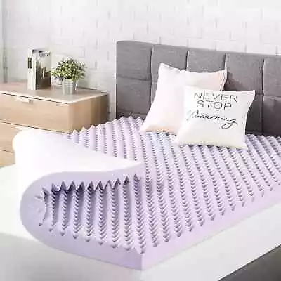 3  Egg Crate Lavender Memory Foam Topper (Full) - ECMF-03FL • $68.99