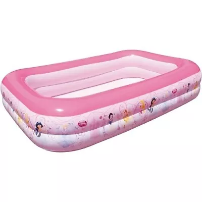 Disney Princess 6.5ft Inflatable Swimming Pool Family Paddling Pool Outdoor Fun • £45.99