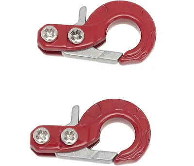 1/10 Model Scale Alloy Tow Rope / Cable Winch Hook (2) For Off-Road Crawler • $9.36