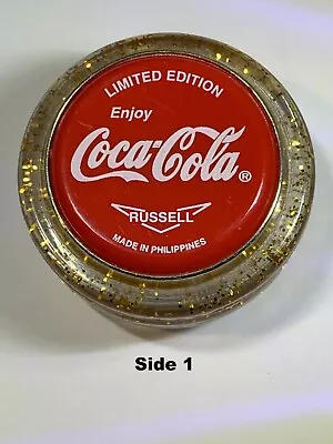 Rare Genuine Russell Limited Edition-Phillippines Gold Glitter Coca Cola YoYo • $49.99