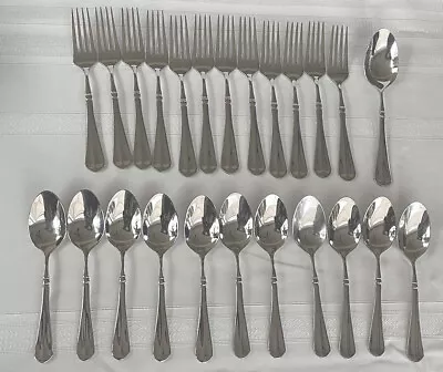 Vintage MIKASA French Countryside Stainless Steel 24 Pcs Flatware Fork Spoon Lot • $125