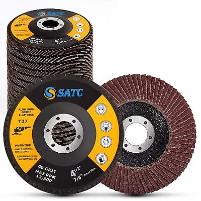 20x Flap Disc 4.5  4-1/2 40 60 80 120 Grit Angle Grinder Sanding Grinding Wheels • $25.99