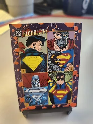 DC Bloodlines - 4 Superman Man Of Steel (1993 SkyBox) Promo Card • $3