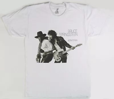 Bruce Springsteen T Shirt Born To Run White Medium Small American Apparel USA  • $15.95