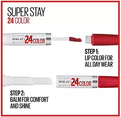 Maybelline Super Stay 24 Hour Color Liquid Lipstick Makeup Choose Your Shade • $8.50