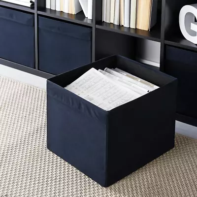 IKEA Drona Storage Box 33x38x33cm For Magazine Kallax Shelving Folding Organiser • £18.49