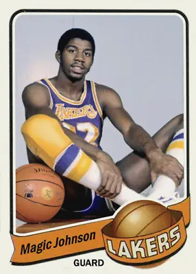 MAGIC JOHNSON 79-80 ACEOT ART CARD B## BUY 5 GET 1 FREE # Or 30% OFF 12 OR MORE • $4.99