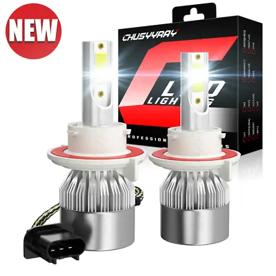 2x H13 9008 Led Headlight Super Bright Bulbs Kit 420000LM White Hi-Lo Beam 6000K • $17.99