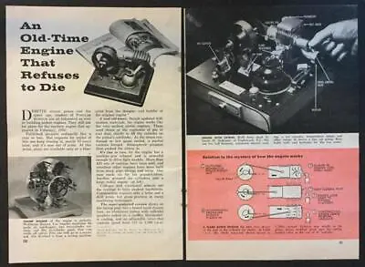 Flame Engine 1958 Pictorial Mystery Atmospheric Vacuum Engine • $6.89