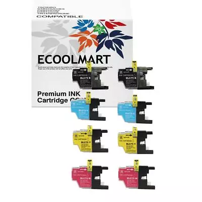 8 * INK Fits Brother LC75  PRINTER MFC-J825DW MFC-J835DW MFC-J425W MFC-J435W NEW • $11.98