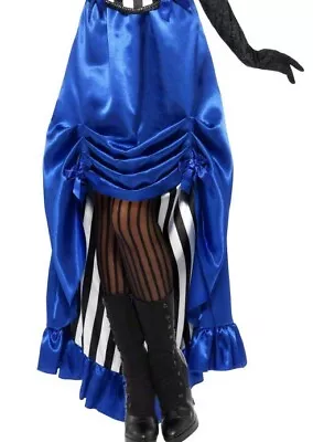 Ladies Burlesque Can Can Circus Western Fancy Dress High Low Skirt 12-14 • £11.99