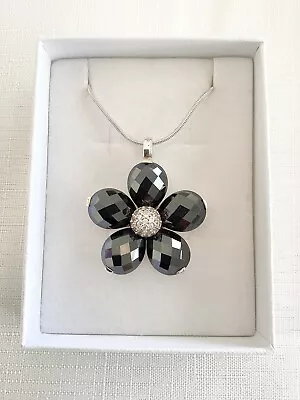 Thomas Sabo Sterling Silver And Cubic Zirconia Flower Pendant (Retired) • $200