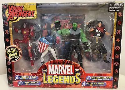 Marvel Legends Young Avengers Iron Lad Patriot Hulkling & Hulkling Set NIB • $88.96