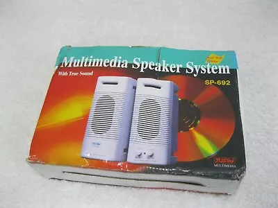 Computer Laptop Multi Media Speaker System Pc  FREE POSTAGE! • £8.95