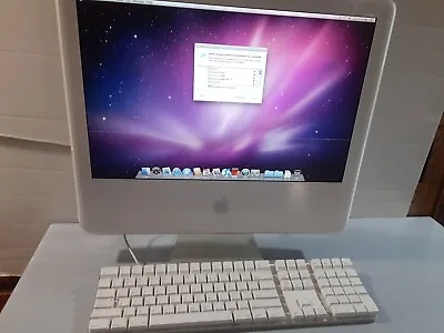 Vintage Apple 2007 Imac 16 By 16  And Keyboard Parts Only Read  • $130