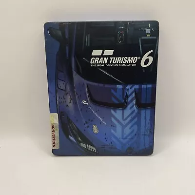 Gran Turismo 6 Steelbook Edition - Sony Playstation 3 PS3 Game - With Manual • $23.99