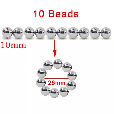 1-10 Pairs Magnetic Ball Breast Clamps Clip Orbs Piercing Women BDSM Bondage • £23.99