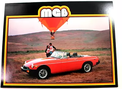 1979 MGB Factory Dealership Sales Brochure 8 Page • $8.95