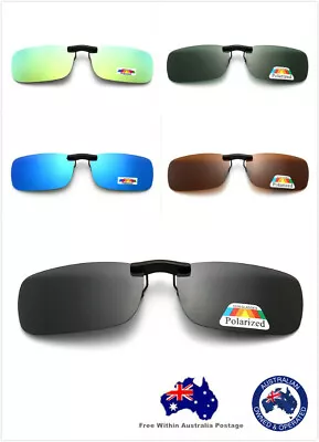 $9.95 • Buy Polarised Mens Womens Vintage Polarized Clip On Fishing Driving Sunglasses F002 