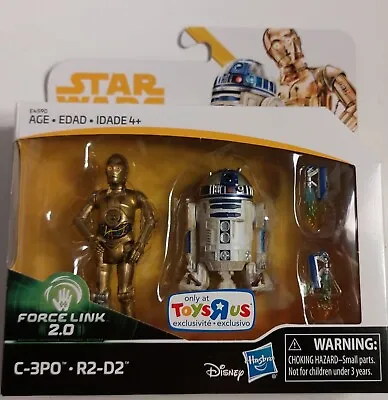 Star Wars Force Link 2.0 - C3PO & R2-D2 Toys R Us Exclusive Disney Hasbro NEW • $24.99