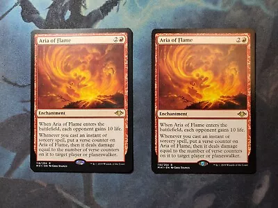 Aria Of Flame X2 & Manamorphose (Foil) X2 & Goblin Electromancer (Foil) X2 • $32.10