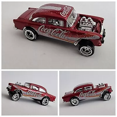 Hot Wheels 55 Chevy Bel Air Gasser  Coca Cola Custom V2 • $64.95