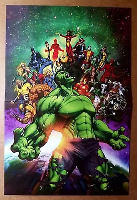 World War Hulk 1 Marvel Comics Poster By Michael Turner • $12.50