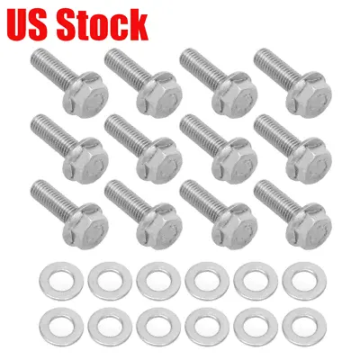 Stainless Steel Exhaust Manifold Header Bolts Kit For LS1 LS2 LT1 LS3 GM Vortec • $11.99