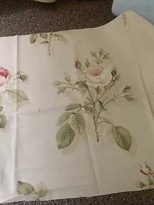 £5 • Buy Sandersons English Rose Curtain Fabric Remnant