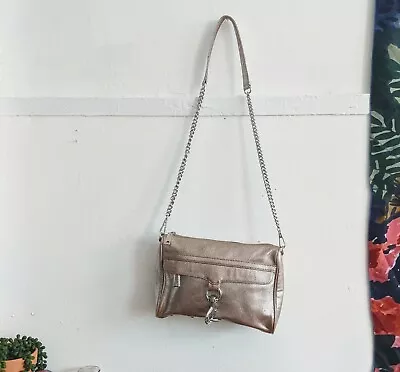 Rebecca Minkoff Pink Rose Gold MAC Leather Bag • $100