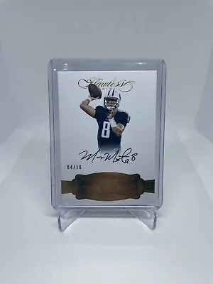 2016 Flawless MARCUS MARIOTA Gold Auto /10 Atlanta Falcons 4/10 Titans On Card • $99.95