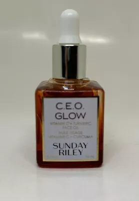 SUNDAY RILEY CEO C.E.O. Glow Vitamin C + Turmeric Face Oil 0.3 Oz NEW NWOB READ • $23.85
