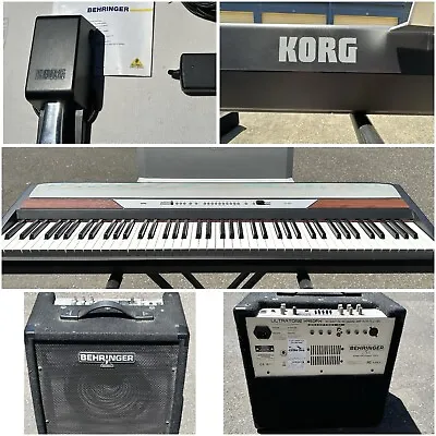 Korg SP-250 Midi Digital Piano With Behringer Ultratone 45w Amp Bundle • $400