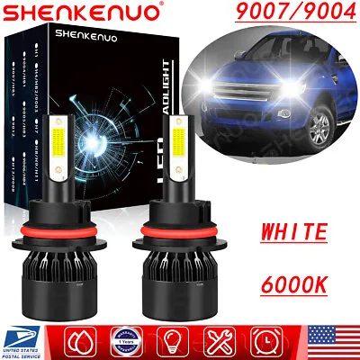 For Hummer H2 2003-2009 2PC 9007 6000K Front LED Headlight Bulbs Hi/Lo Beam Kit • $21.99