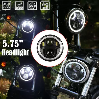 5.75  LED Headlight Yellow DRL DOT For Suzuki Boulevard C109R C90 M109R M50 M95 • $28.56