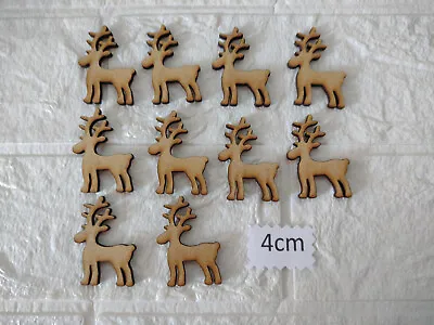 £2.99 • Buy Wooden Craft Shapes Reindeer,Christmas Tree,Snowman,Santa`s Magic Key,Stars Ect