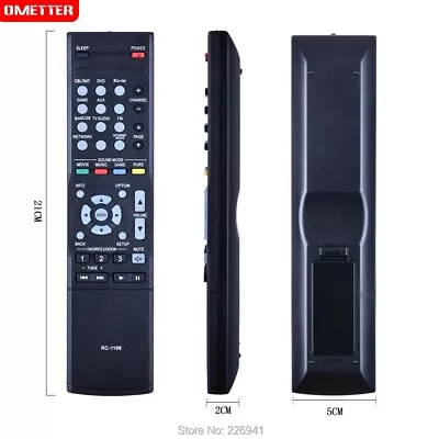 RC-1169 Remote Control For Denon AV Receiver AVR-1613 AVR-1713 AVR1613 AVR1713 • $18.48