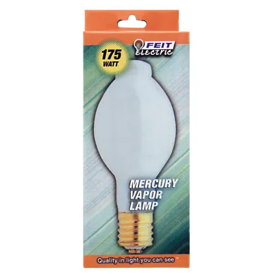 Feit Electric H39KC-175/DX 175W 4000K 7350 Lumens HID Mercury Vapor Light Bulb • $16.08