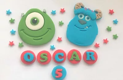 £12.99 • Buy Handmade Edible Mike, Sully, Monsters Inc, Cake Topper, Birthday