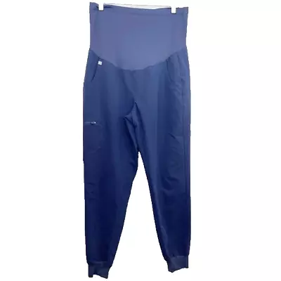 FIGS Technical Collection Navy Blue Maternity Zamora Jogger Scrub Pant Size M • $34.99
