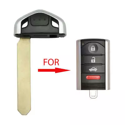 New Smart Prox Key Uncut Emergency Blade Blank Key Replacement For Acura • $11.85