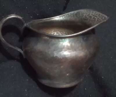 Vintage Middletown Plate Co Sugar And Creamer Hammered Pour Over  735 • $24.99