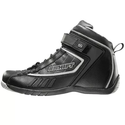 SHIFT RACING Fuel Mens Motorcycle Street Riding Shoes Low Boots Black Size 12 • $69.95