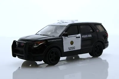 2015 Ford Explorer San Diego California K9 Police Car 1:64 Scale Diecast Model • $13.95